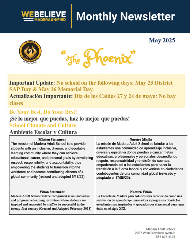 May 2025 MAS Newsletter